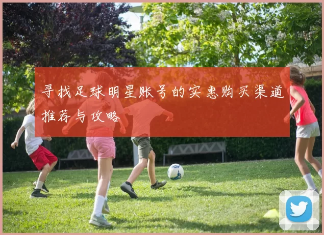 寻找足球明星账号的实惠购买渠道推荐与攻略